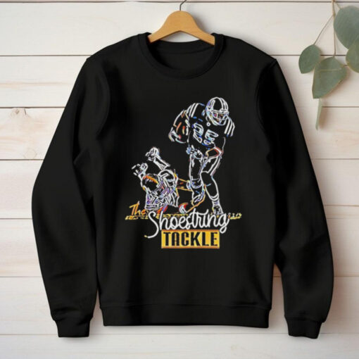 Steelers vs ravens the shoestring tackle hoodie, sweater, longsleeve, shirt v-neck, t-shirt