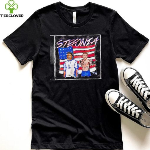 Stefonia American flag shirt