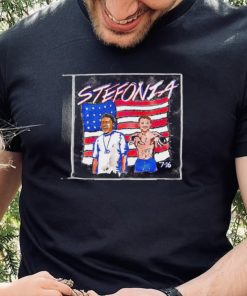 Stefonia American flag shirt