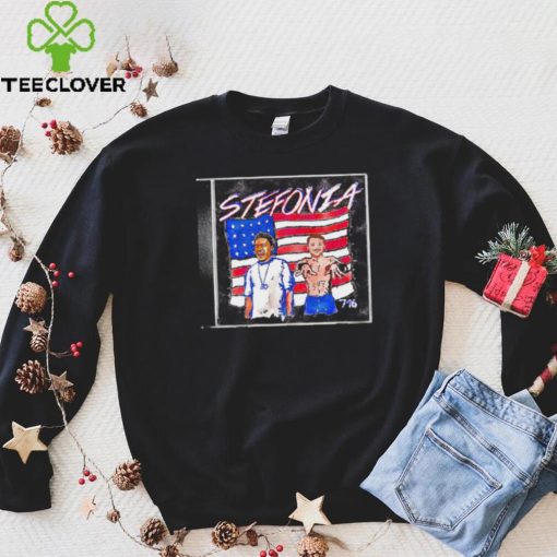 Stefonia American flag shirt