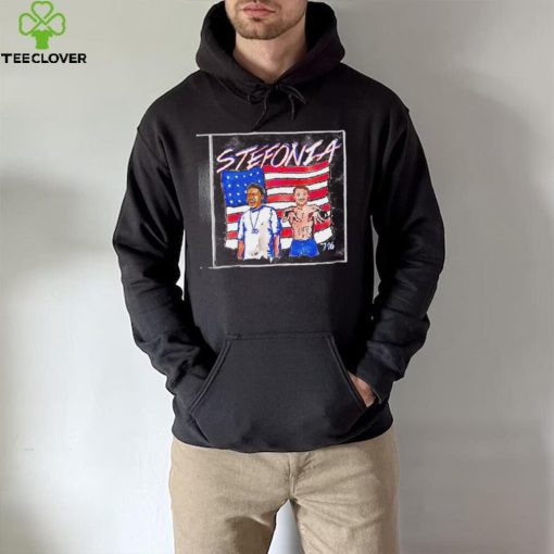 Stefonia American flag shirt