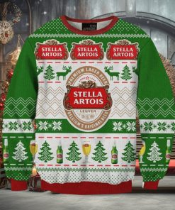 Stella Artois Beer 3D Printed Fun Ugly Christmas Sweater