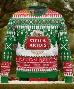 Stella Artois Beer Ugly Christmas Sweater – Fun Holiday Beer Sweater from the UK