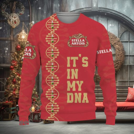 Stella Artois Beers It’s In My DNA Ugly Christmas Sweater For Men And Women