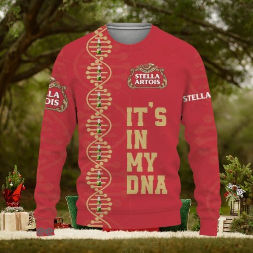 Stella Artois Beers It’s In My DNA Ugly Christmas Sweater For Men And Women