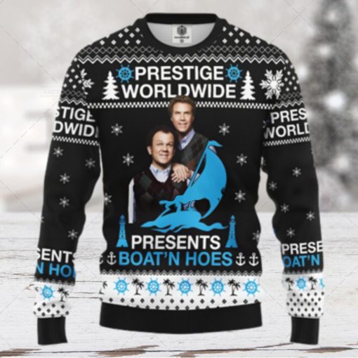 Step Brothers Gifts Prestige Worldwide Presents Boat n Hoes Ugly Christmas Sweater