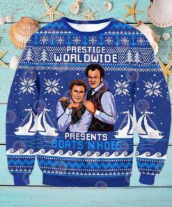 Step Brothers Prestige Worldwide Presents Boats N Hoes 2023 Christmas Sweater