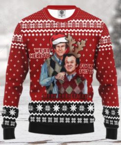 Step Brothers We re Here To Merry Xmas Ugly Christmas Sweater