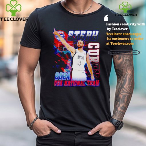 Steph Curry 2024 Paris Olympics USA Basketball National Team shirt