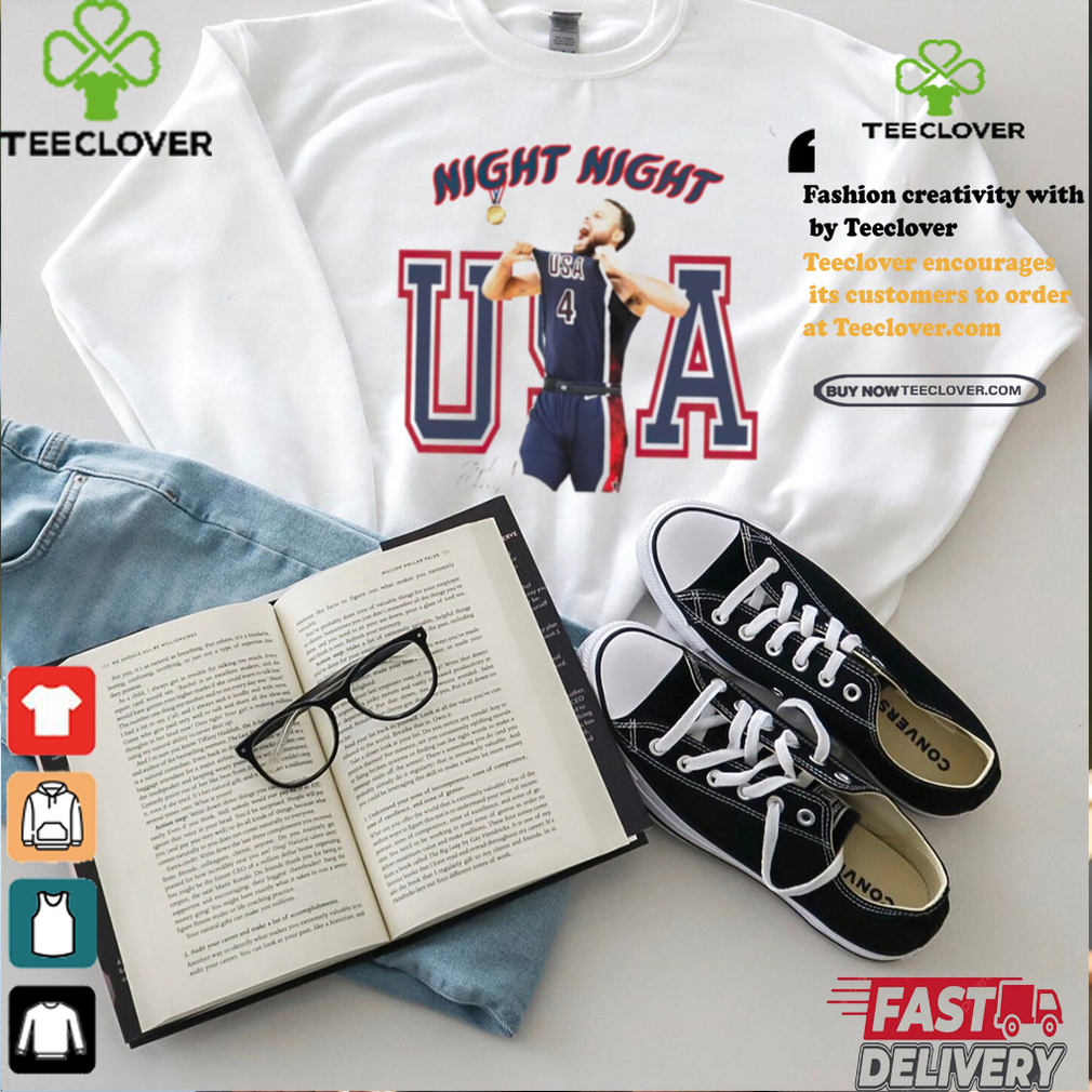 Steph Curry #4 USA Team night night shirt Steph Curry #4 USA Team night night shirt