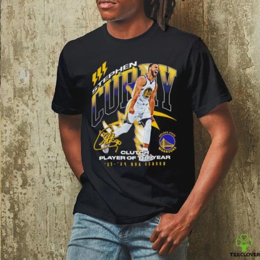 Steph Curry Golden State Warriors 2024 NBA Clutch Player Award shirt