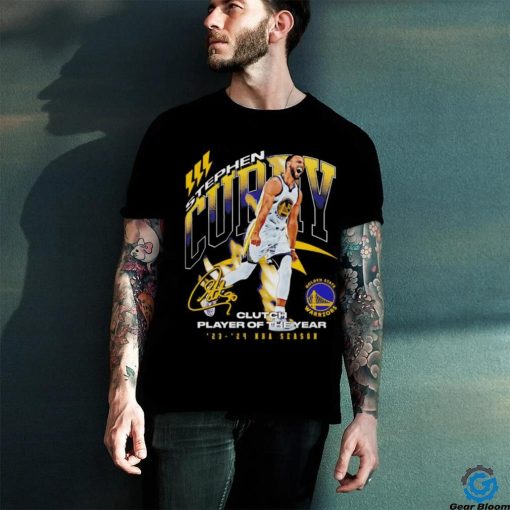 Steph Curry Golden State Warriors 2024 NBA Clutch Player Award shirt