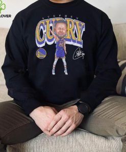 Steph Curry professional basketball player for the Golden State Warriors signature cartoon shirt