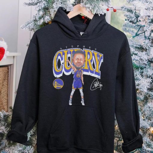 Steph Curry professional basketball player for the Golden State Warriors signature cartoon shirt