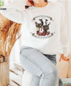 Steph De Landre Fields of freedom animals shirt 2 Steph De Landre Fields of freedom animals shirt