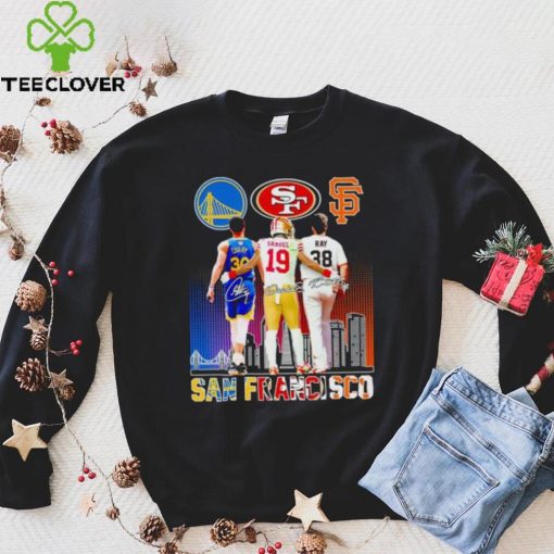 Stephen Curry Deebo Samuel Robbie Ray San Francisco skyline city hoodie, sweater, longsleeve, shirt v-neck, t-shirt