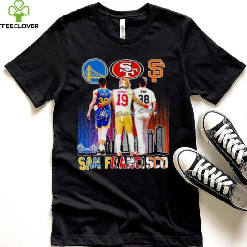 Stephen Curry Deebo Samuel Robbie Ray San Francisco skyline city hoodie, sweater, longsleeve, shirt v-neck, t-shirt