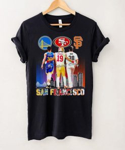 Stephen Curry Deebo Samuel Robbie Ray San Francisco skyline city hoodie, sweater, longsleeve, shirt v-neck, t-shirt