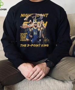Stephen Curry Night Night The 3 Point King Signature shirt