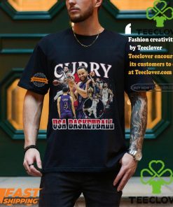 Stephen Curry Usa Basketball Stadium Essentials 2024 Summer Olympics Team Crossroads T shirt