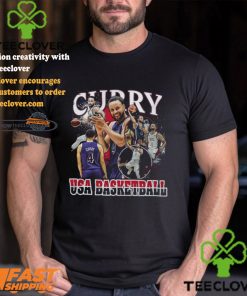 Stephen Curry Usa Basketball Stadium Essentials 2024 Summer Olympics Team Crossroads T shirt