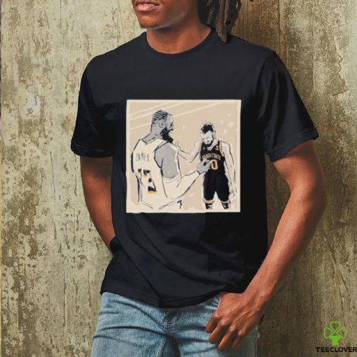 Stephen Curry Vs Lebron James Handshake T Shirt