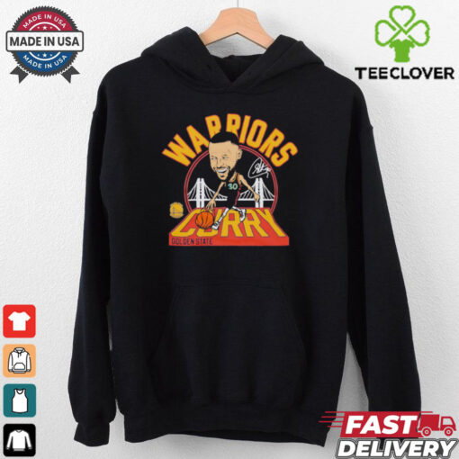 Stephen Curry caricature Warriors signature shirt