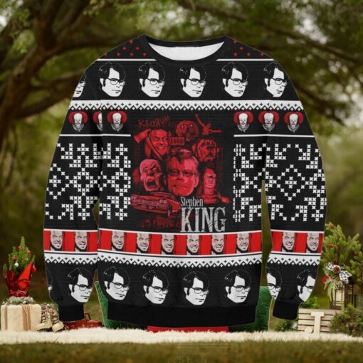 Stephen King Ugly Christmas Sweater, Stephen King Movie Sweatshirt, Horror Book Fans Gift, Bookish Sweatshirt, Christmas Present