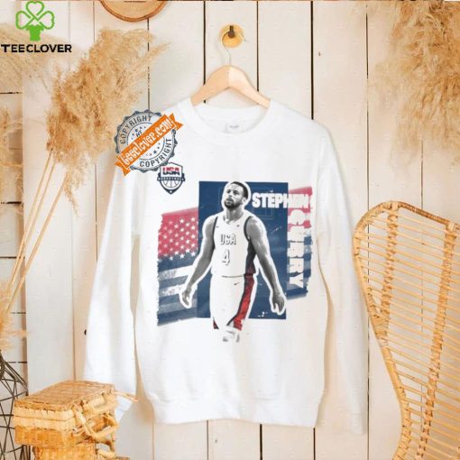 Stephen curry usa basketball stadium essentials unisex 2024 summer olympics player cutout hoodie, sweater, longsleeve, shirt v-neck, t-shirt