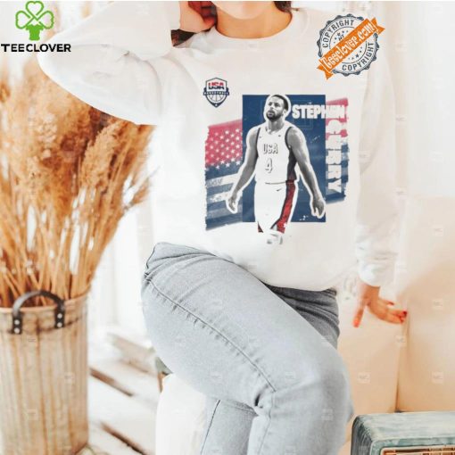 Stephen curry usa basketball stadium essentials unisex 2024 summer olympics player cutout hoodie, sweater, longsleeve, shirt v-neck, t-shirt