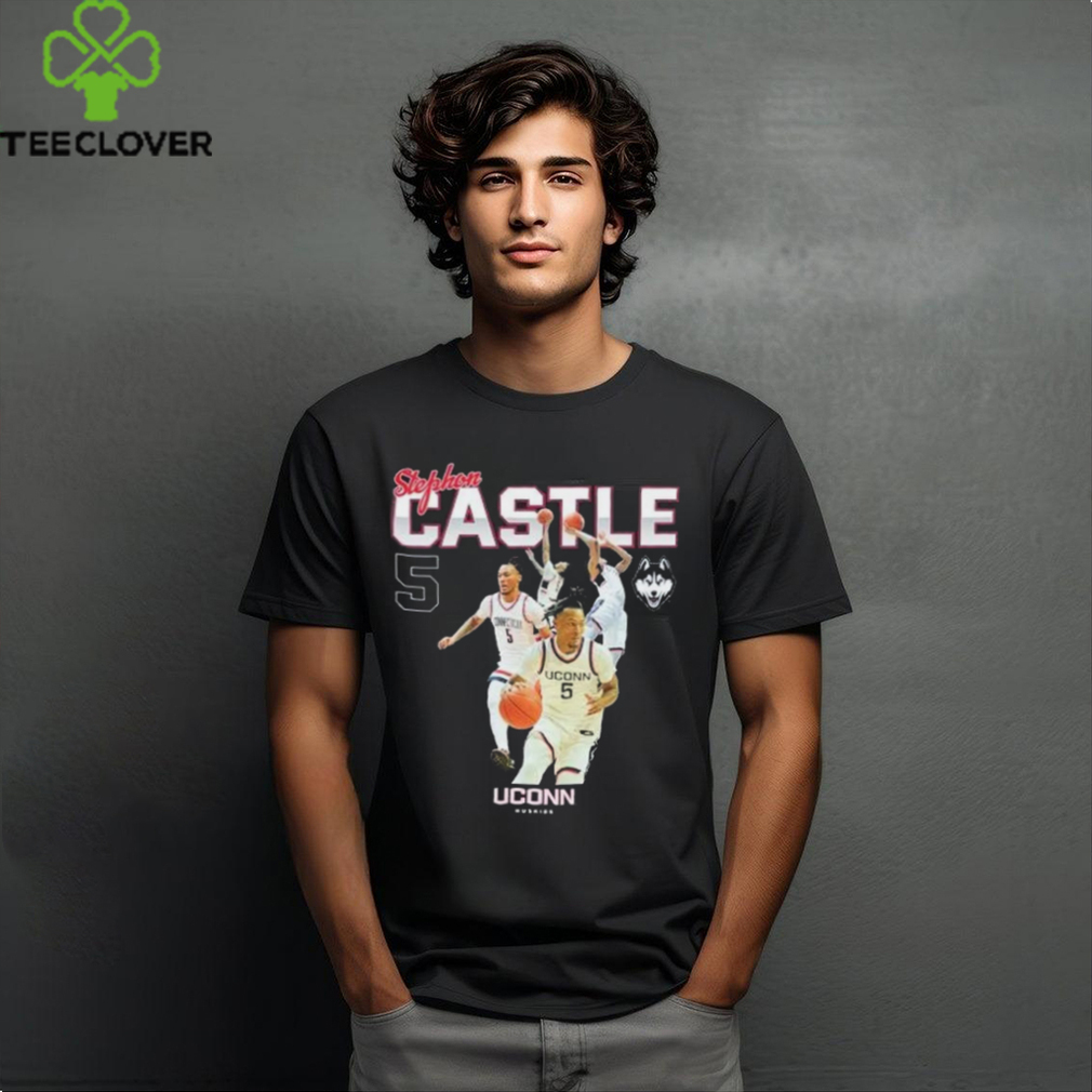 Stephon Castle 5 UConn Huskies NCAA Men's Basketball Post Season T Shirt Stephon Castle 5 UConn Huskies NCAA Men's Basketball Post Season T Shirt