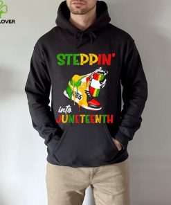 Stepping Into Juneteenth 1865 Pride Black African American T hoodie, sweater, longsleeve, shirt v-neck, t-shirt