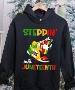 Stepping Into Juneteenth 1865 Pride Black African American T hoodie, sweater, longsleeve, shirt v-neck, t-shirt