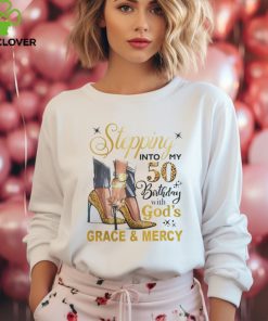 Stepping Into My 50 Birthday hoodie, sweater, longsleeve, shirt v-neck, t-shirt