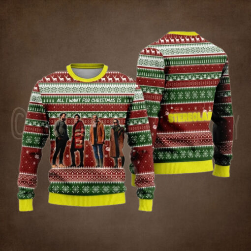 Stereolab Band Ugly Christmas Sweater