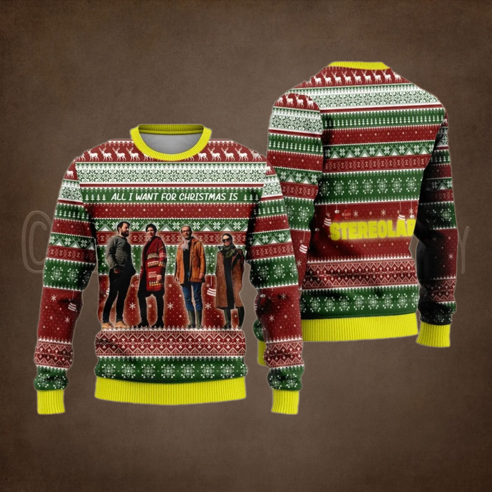 Stereolab Band Ugly Christmas Sweater Stereolab Band Ugly Christmas Sweater