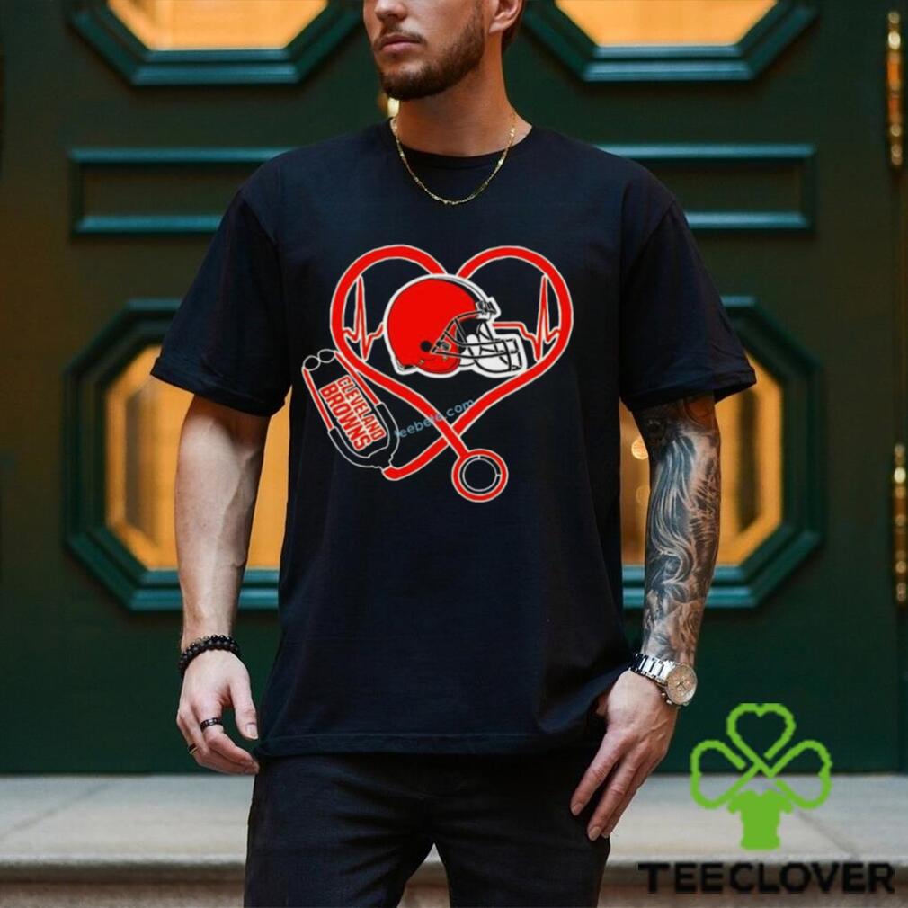 Stethoscope Heartbeat Cleveland Browns Nurse Gifts Shirt Unisex Stethoscope Heartbeat Cleveland Browns Nurse Gifts Shirt Unisex