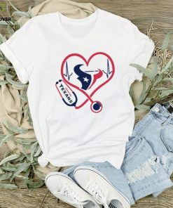 Stethoscope Heartbeat Nurse Symbol Houston Texans Shirt