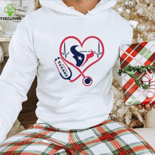 Stethoscope Heartbeat Nurse Symbol Houston Texans Shirt