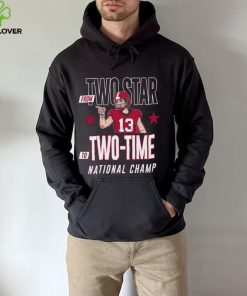 Stetson Bennett Georgia Bulldogs From Two Star To Two time National Champions Shirt