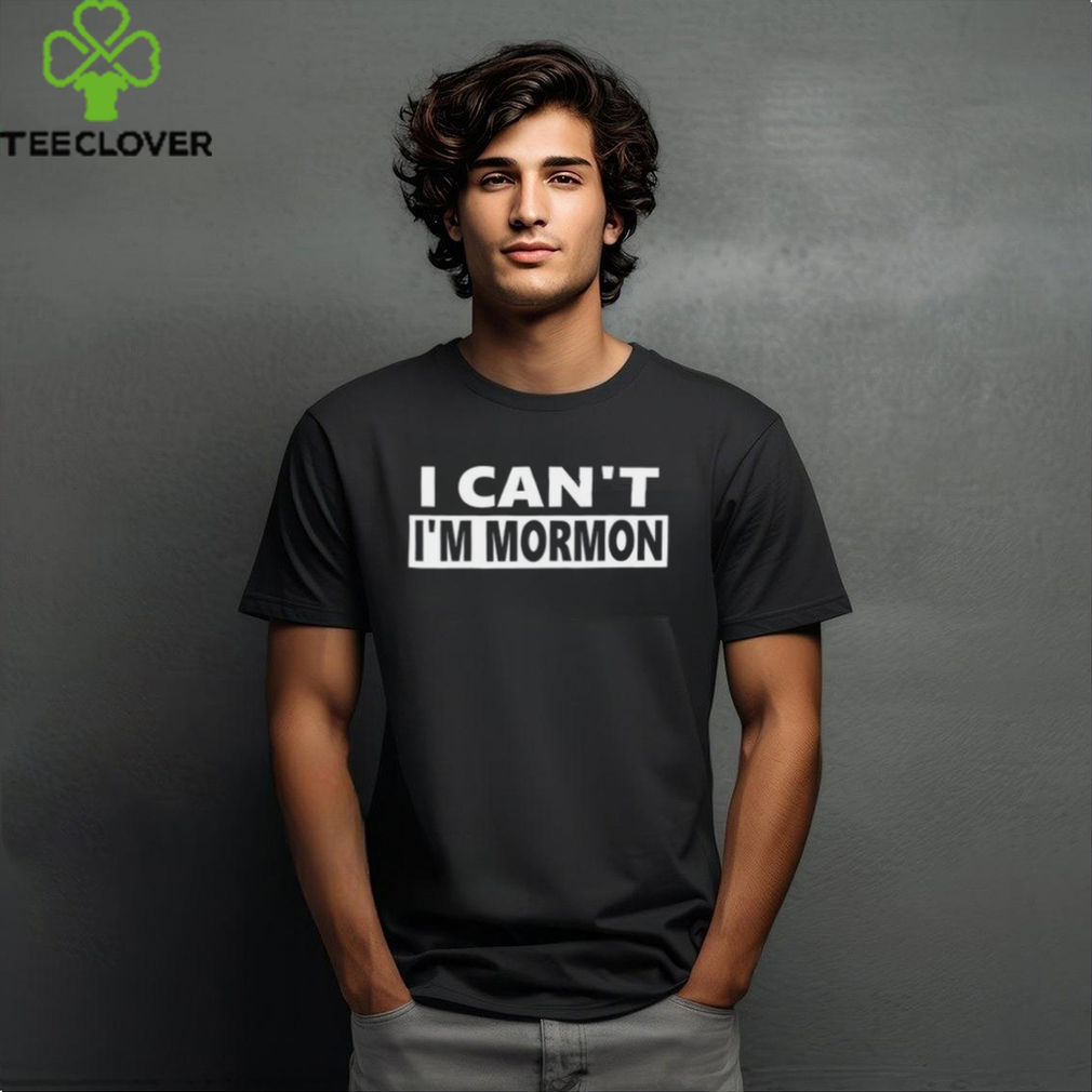 Steve Berthiaume The Kid’S Wearing I Can't I'm Mormon Tee Shirt Steve Berthiaume The Kid’S Wearing I Can't I'm Mormon Tee Shirt
