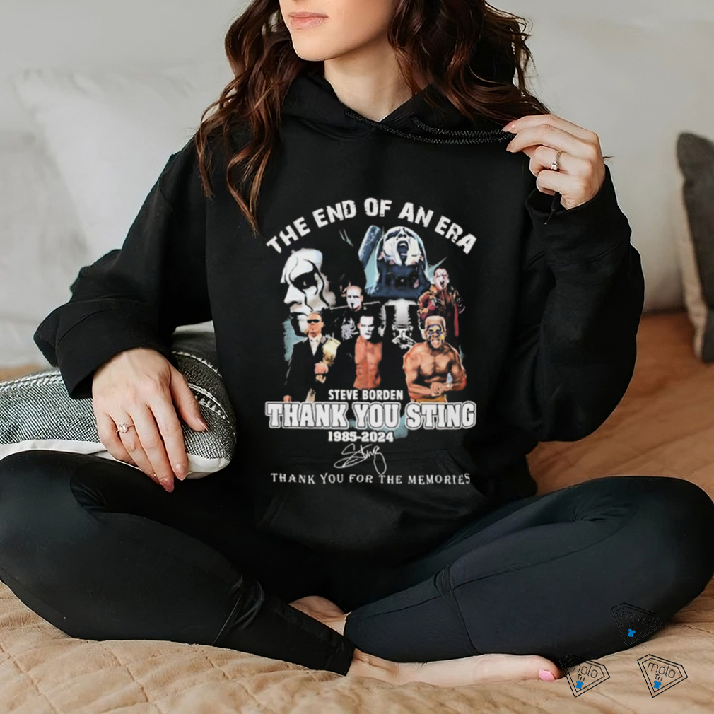 Steve Borden The End Of An Era Thank You Sting T Shirt Steve Borden The End Of An Era Thank You Sting T Shirt