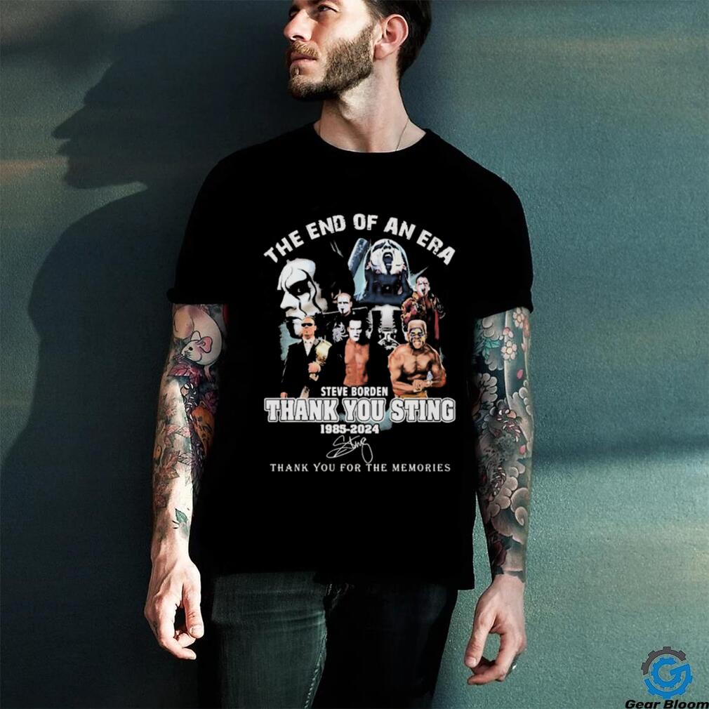 Steve Borden The End Of An Era Thank You Sting T Shirt Steve Borden The End Of An Era Thank You Sting T Shirt