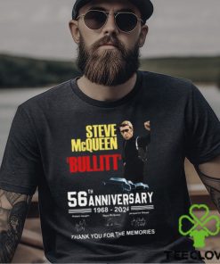 Steve McQueen Bullitt 56th Anniversary 1968 – 2024 Thank You For The Memories T Shirt