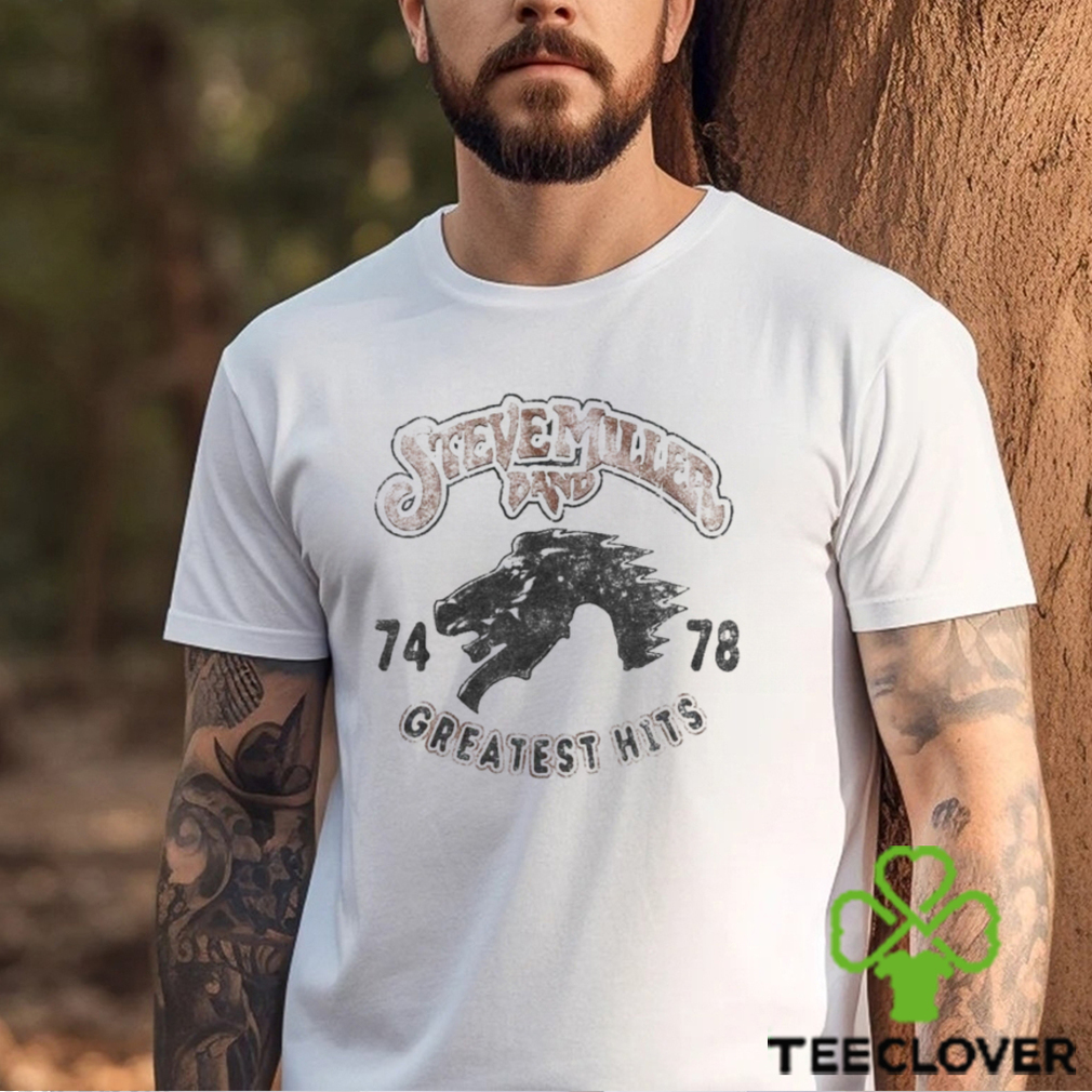 Steve Miller Band T Shirt Greatest Hits 74 78 Pegasus Album Shirts Unisex Steve Miller Band T Shirt Greatest Hits 74 78 Pegasus Album Shirts Unisex