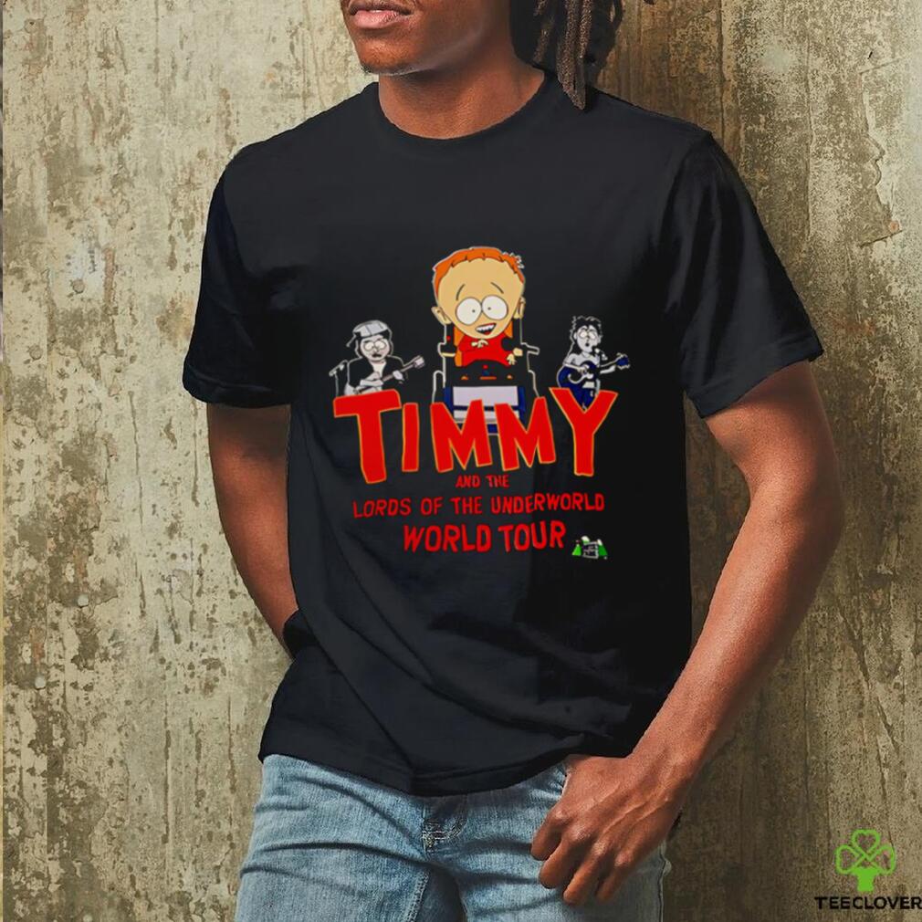 Steve Timmy and the Lords of the underworld tour shirt Steve Timmy and the Lords of the underworld tour shirt