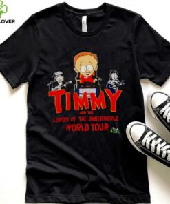 Steve Timmy and the Lords of the underworld tour shirt