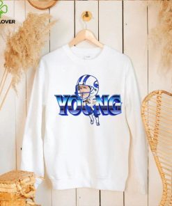 Steve Young big head 90’s sports style caricature funny shirt