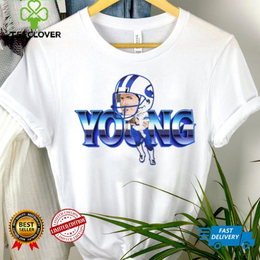 Steve Young big head 90’s sports style caricature funny shirt