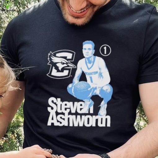 Steven Ashworth Creighton basketball cartoon shirt
